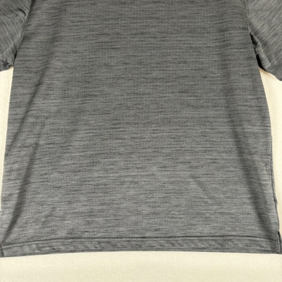 Haggar Cool 18 Marbled Gray Stripes Size L Golf Polo - Picture 7 of 10